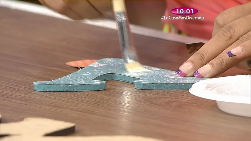 Segmento Cómo lo Hago - Letras decoradas con Decoupage