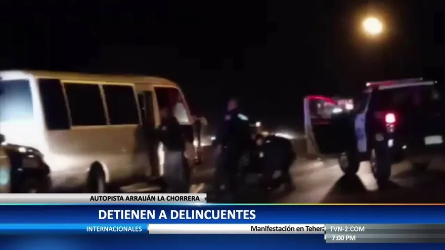 Policía frustra robo en autopista Arraiján – La Chorrera