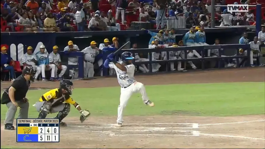 Resumen del partido. Herrera: 2 - Colón: 5 (Béisbo Mayor 2023 - Semifinales- Juego 2)