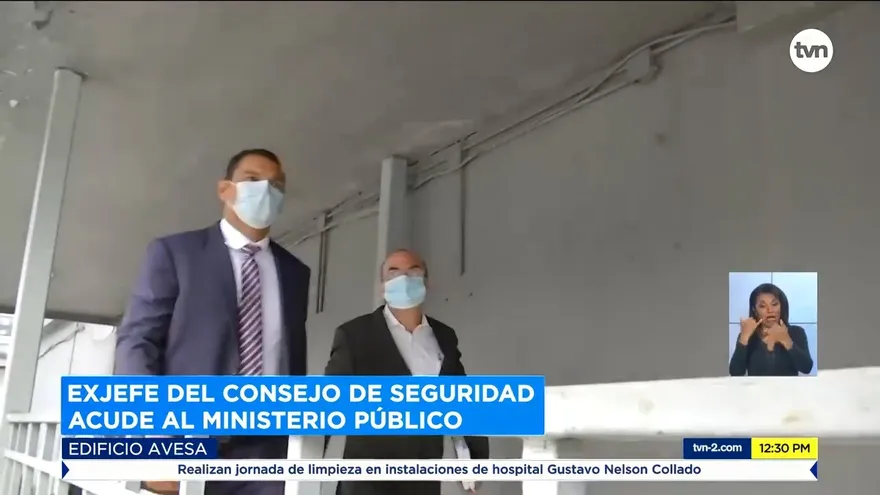 Exjefe del Consejo de Seguridad acude al Ministerio Público