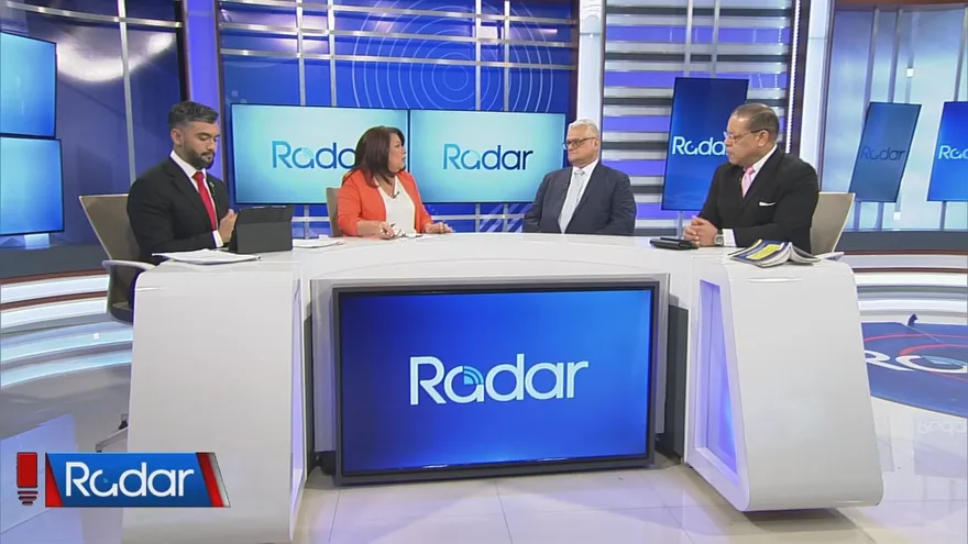 Invitados del primer tema analizado en el programa Radar