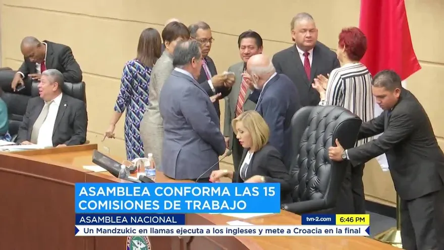 Asamblea culmina conformación de todas sus comisiones