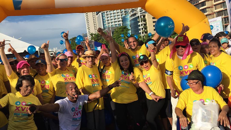 Realizan la XVII Caminata Familiar Susie Thayer