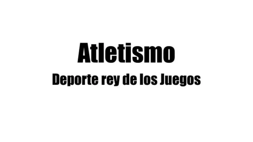 Disciplina de Atletismo