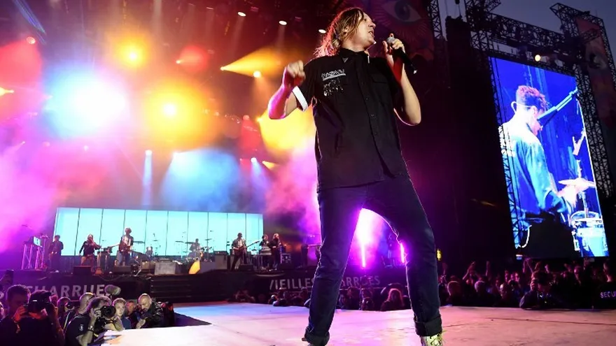 Imagen de Win Butler, vocalista de la banda canadiense Arcade Fire.