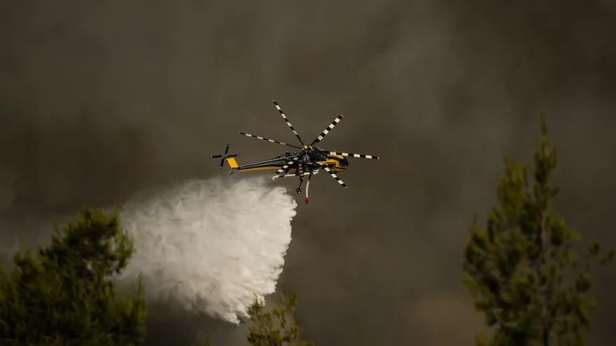 Two pilots killed in helicopter collision while fighting Greek wildfires