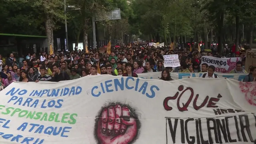 Universitarios de México piden seguridad en los planteles