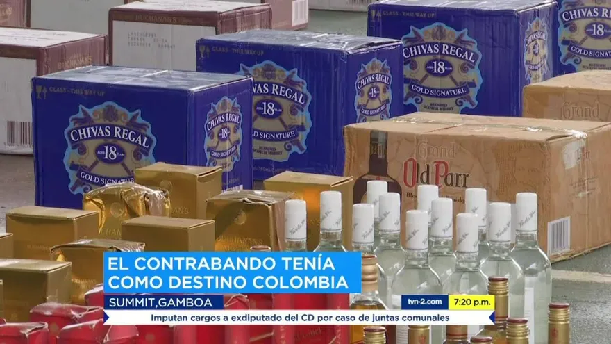 Decomisan licor de contrabando en Darién