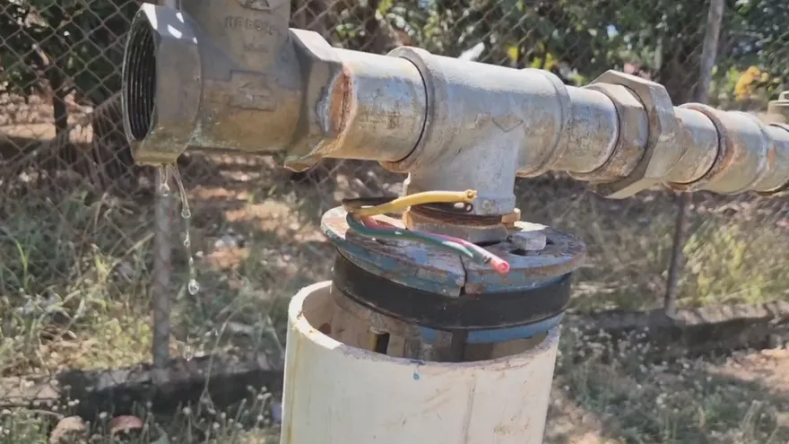 Imagen de las bombas vandalizadas en comunidades de Guararé.