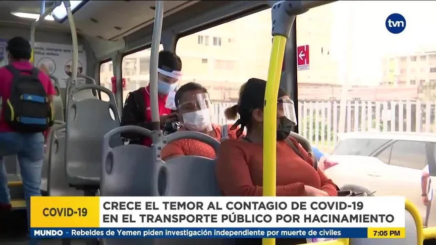 Usuarios del transporte público temen contagios