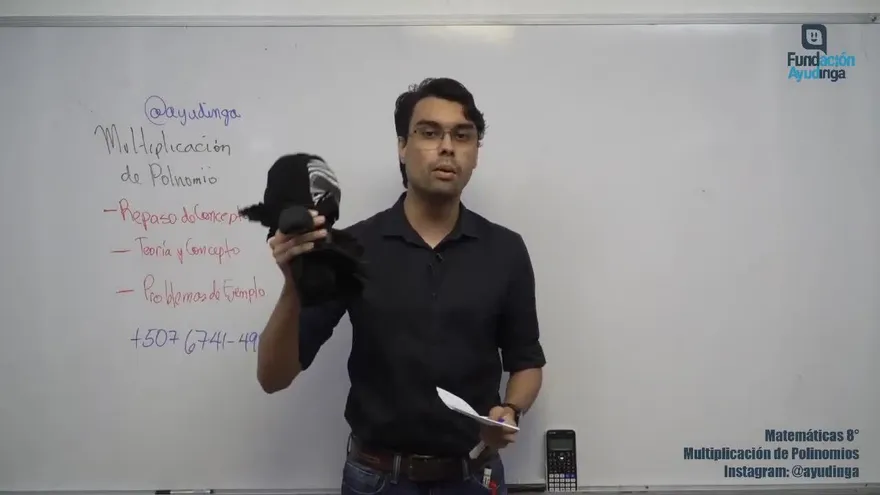 Ayudinga Matemáticas 8° - Multiplicación de Polinomio por Polinomio  20 de marzo de 2020