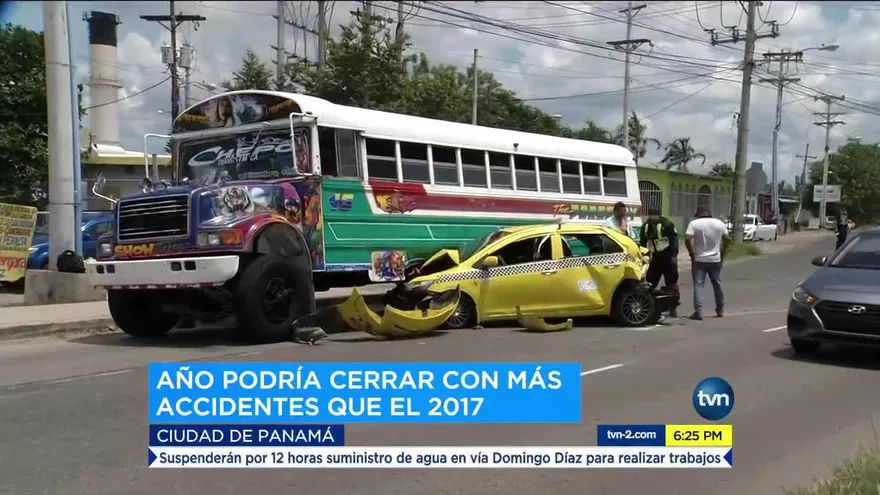 2018 podría terminar con más accidentes que el año pasado