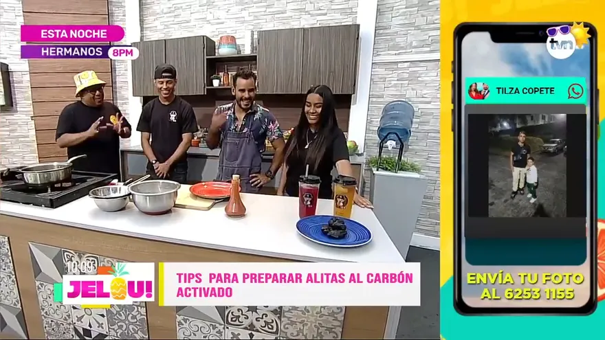 Receta: alitas al carbón activado