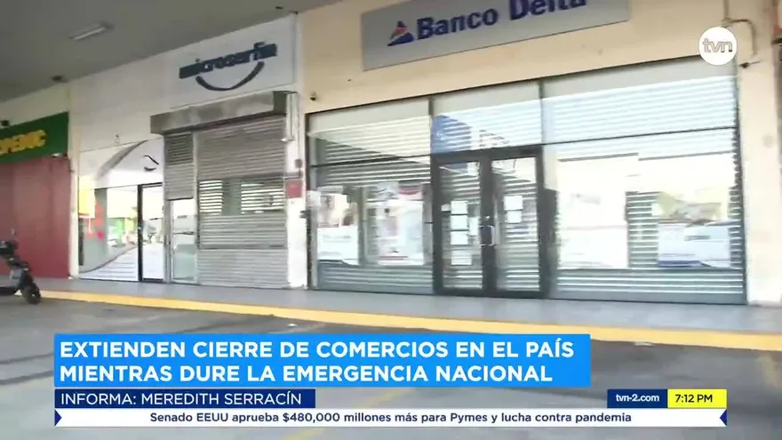 Extienden cierre de comercios en el país mientras dure la emergencia nacional