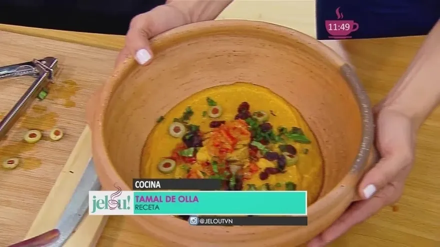 Tamal de olla, una opción de almuerzo para 8 rápida, barata y fácil