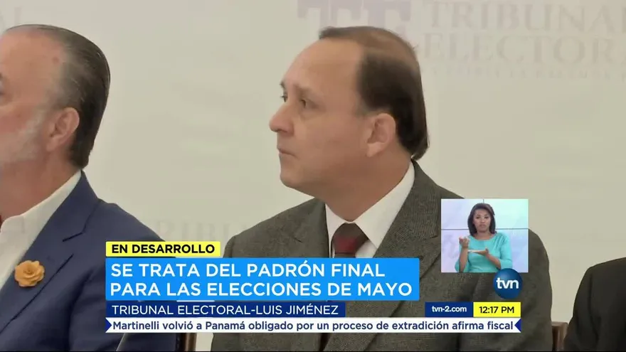 Entregan el Padrón Electoral Final para elecciones generales