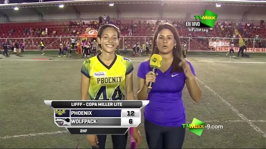 Jugadora del partido Ana Paula De León