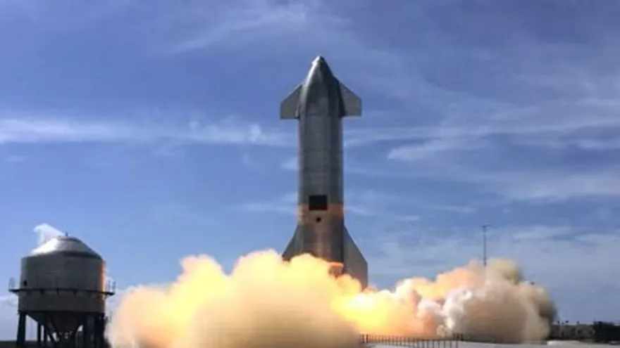 Prueba de vuelo de un cohete de SpaceX