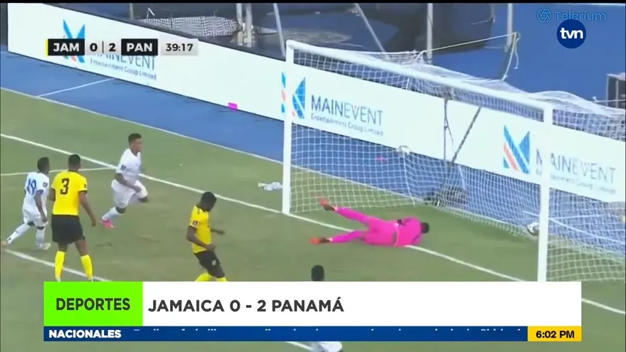 Panamá con un buen primer tiempo ante Jamaica