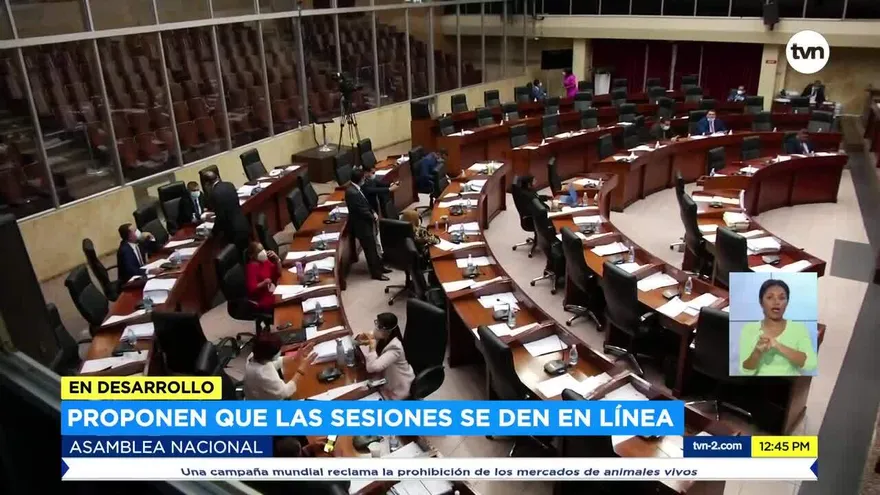 Castillero presenta anteproyecto para que sesiones de la Asamblea se hagan de manera virtual