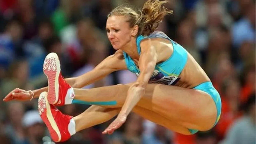 Rypakova con oro en salto largo, plata para Colombia