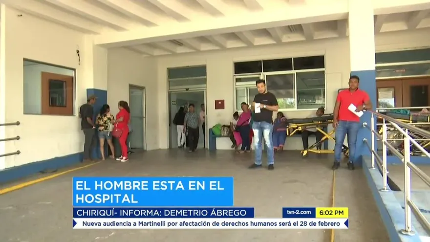 Hombre que recibe un disparo en la nuca en Chiriquí