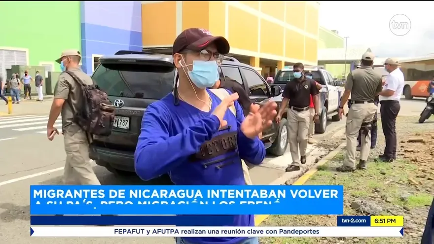 Migrantes de Nicaragua intentaban volver a su país