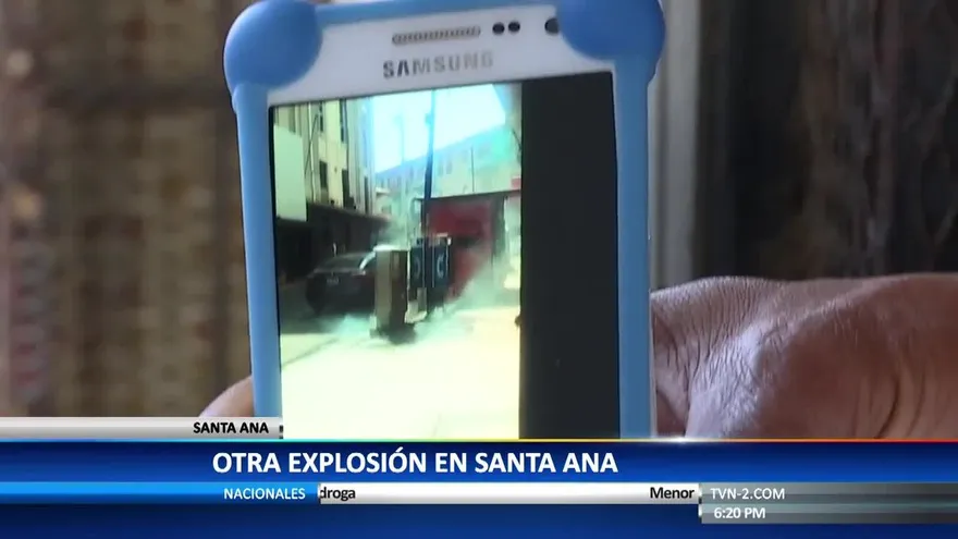 ¿Qué provocó la explosión de cables eléctricos en Santa Ana?