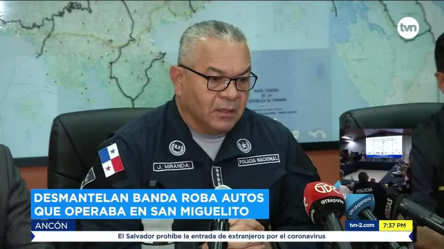 Desmantelan banda roba autos que operaba en San Miguelito