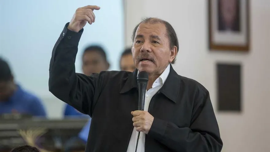 En la imagen, el presidente de Nicaragua, Daniel Ortega.