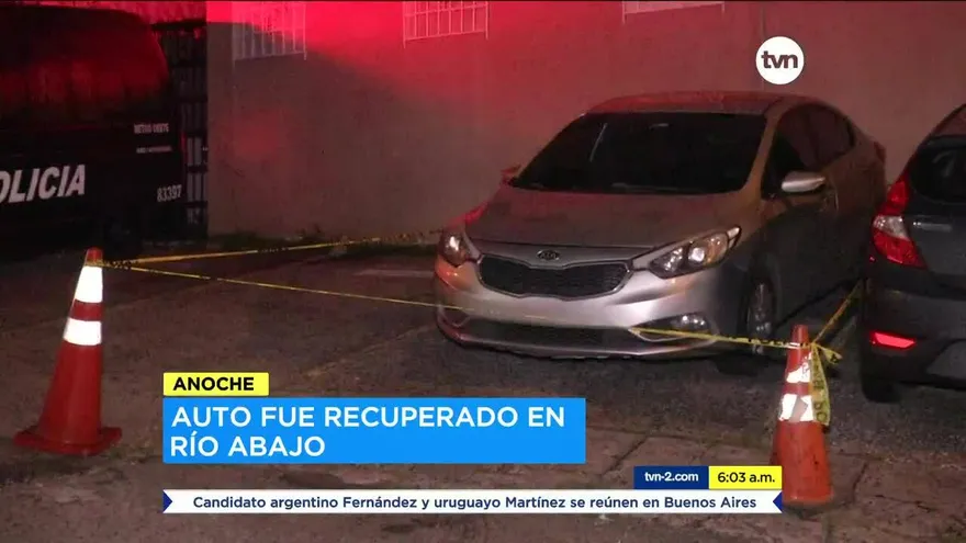 Recuperan auto robado a conductor de Uber