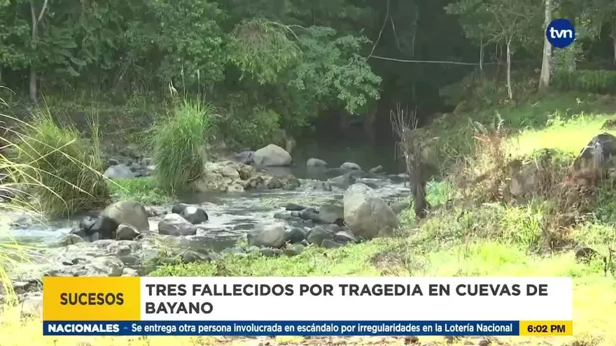 Un paseo a las cuevas del Bayano terminó en tragedia