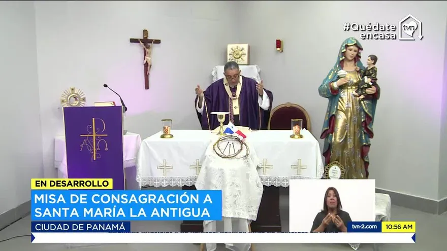 Consagración de Panamá a Santa María La Antigua