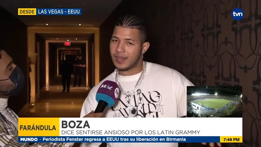 Boza cuenta cómo se prepara para su presentación en Los Latin Grammy