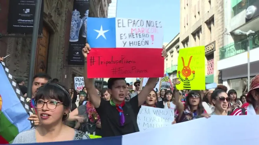 Chilenos reciben apoyo en el mundo