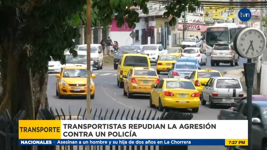 Repudian agresión a policía por parte de un taxista