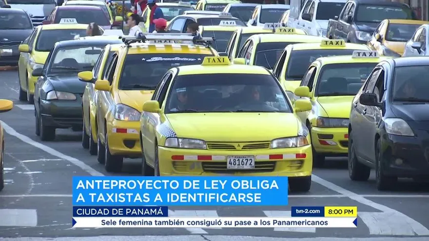 Anteproyecto de ley obliga a taxistas a identificarse