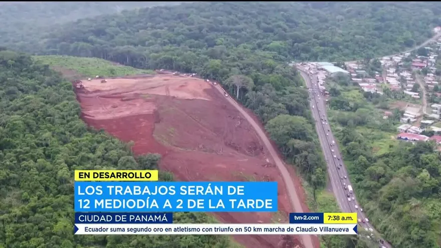 Cierres por voladuras controladas en la vía Panamericana