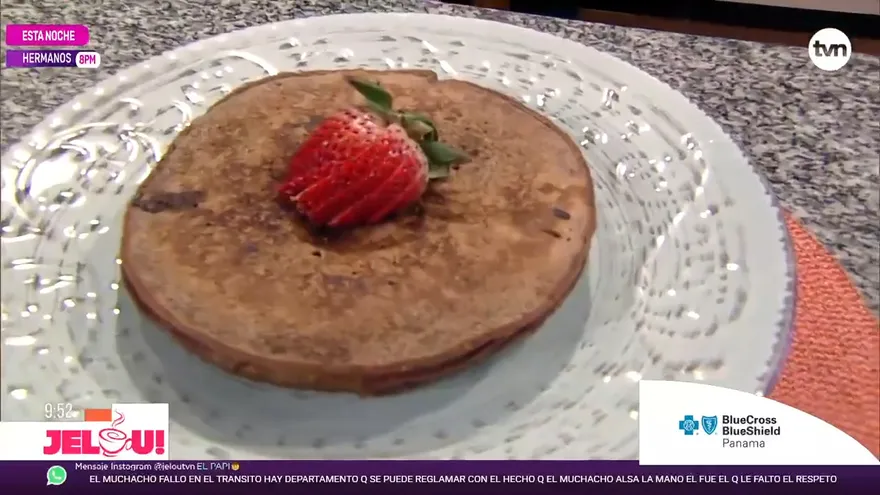 Receta: Pancake de cacao