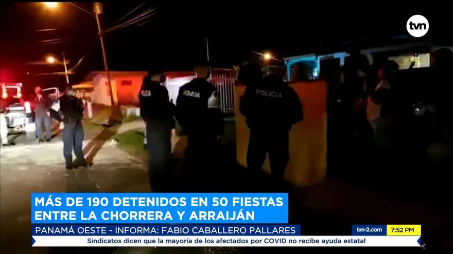 Más de 190 detenidos en 50 fiestas entre La Chorrera y Arraiján