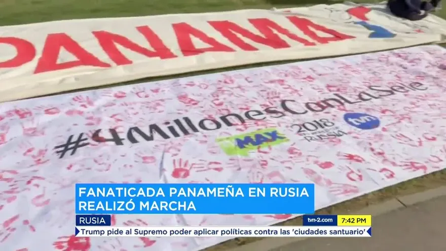 Panameños se toman estadio en Sochi