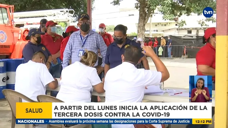 A partir del lunes inicia aplicación de tercera dosis en Chiriquí