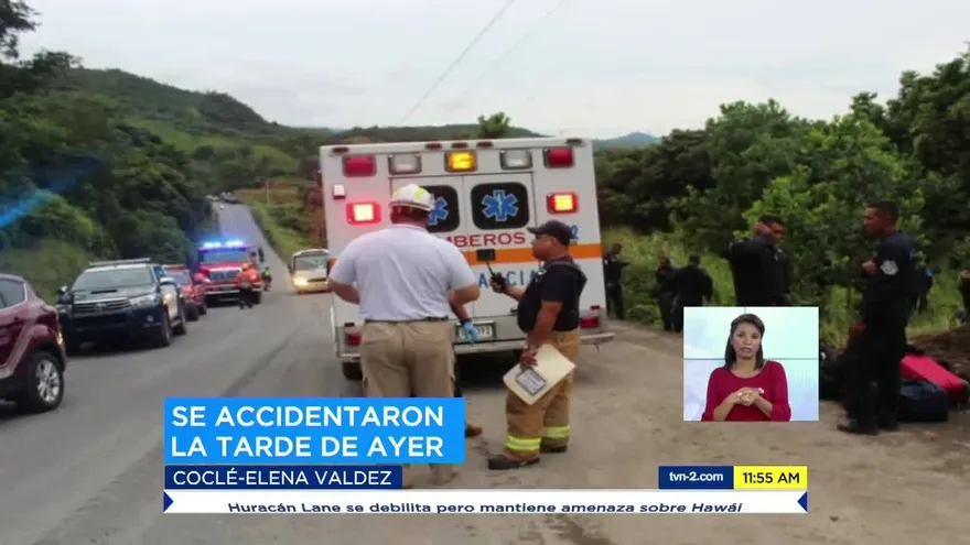 Policías afectados en accidente de tránsito se recuperan