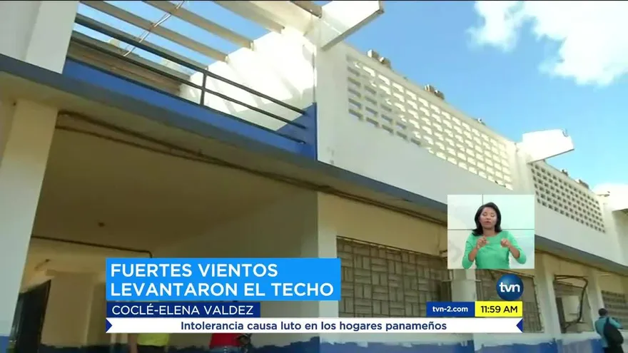 Fuertes lluvias fuerzan suspensión de clases en el IPT de El Copé