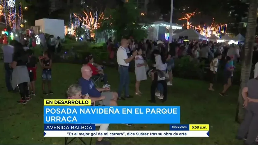Realizan posada navideña en la Parque Urracá