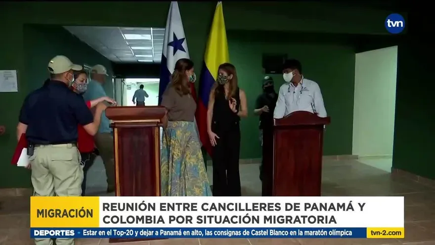 Cancilleres de Panamá y Colombia se reunieron en Darién