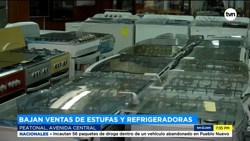 Bajan ventas de estufas y refrigeradoras