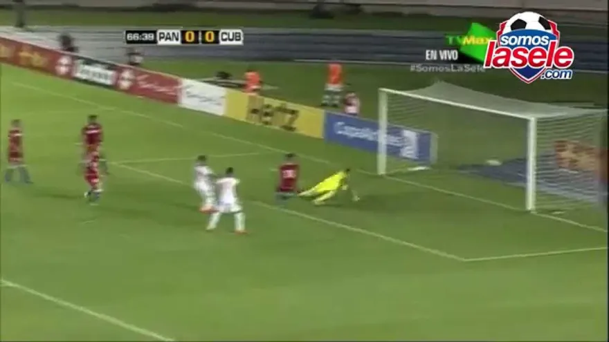 Gol de Darwin Pinzón el primero para la Sele Panamá 1-0 Cuba