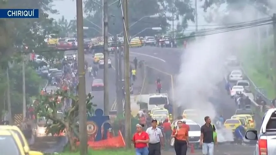 Protestas en Chiriquí.