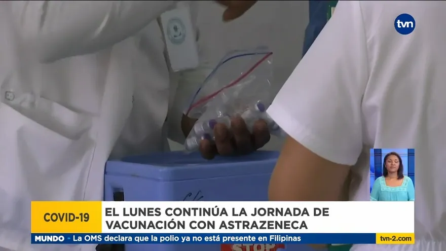 Más de 7 mil dosis de vacunas de AstraZeneca se han aplicado en Chiriquí